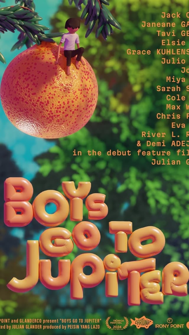 Vulture exclusively premieres the trailer for the “coming-of-age” animated film BOYS GO TO JUPITER, from director Julian Glander and starring Jack Corbett, Elsie Fisher, Tavi Gevinson, Janeane Garofalo, Julio Torres, Joe Pera, Grace Kuhlenschmidt, and Sarah Sherman. Distributed by @IronyPoint and @CartunaIN-THEATRES 8/8 (NY) and 8/15 (LA). by @glanderco