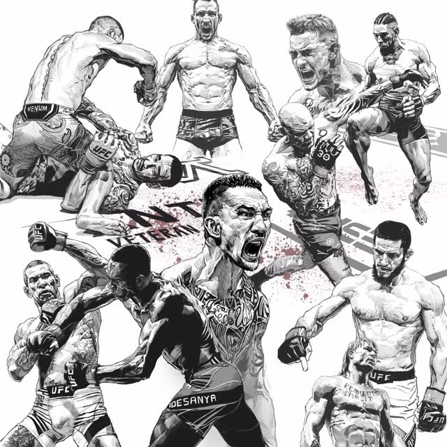 UFC fighters. by @kse332