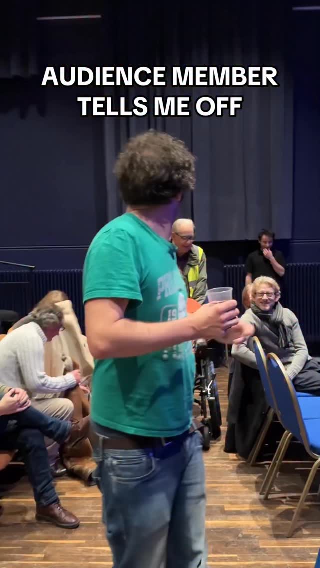 Not the best time for it, but appreciate it all the same. #markwatson #standup #comedy #pullyourtrousersup #longbelt #liveshow #cheers