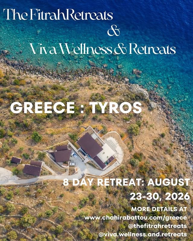 ✨ The Reset Retreat ✨Tyros, GreeceWe are so excited to officially announce The Reset Retreat in Tyros, Greece, a women’s retreat created as a gentle pause from the noise of everyday life. Held between the sea and the mountains, this retreat is an invitation to slow down, soften, and return to your natural rhythm.Over the course of this journey, you’ll be held in embodied practices, guided sessions, nourishing food, nature, and sisterhood, all designed to support nervous system reset, emotional integration, and feminine embodiment. This is not about becoming someone new, but about remembering who you are beneath the layers of survival, pressure, and overdoing.Together, The Fitrah Retreats × Viva Wellness & Retreats present a space where rest is sacred, presence is enough, and the body is allowed to lead. A retreat for women who are ready to reconnect with themselves, be held by the elements, and leave feeling grounded, nourished, and deeply restored.BOOK LINK IN BIO OR DM RETREAT FOR MORE INFO ✨💛🪽www.chahirabattou.com/greece by @unehistoiredamore