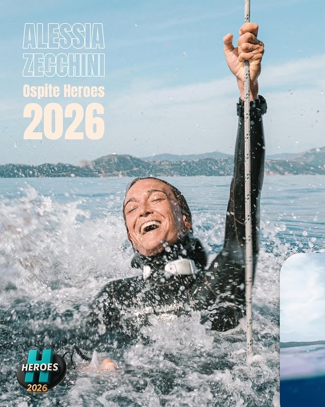 Una storia fatta di silenzio, disciplina e coraggio.Alessia Zecchini, terzo ospite dell’edizione 2026!Heroes, storie di rinascita18 aprile | Teatro Lauro Rossi | Macerata