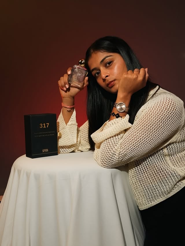 Not just a fragrance.A number. A moment. A memory. 317Now yours.shreyankapatil.com #SP31 #317 #perfume #fragrancelaunch #march17 by @shreyanka_patil31