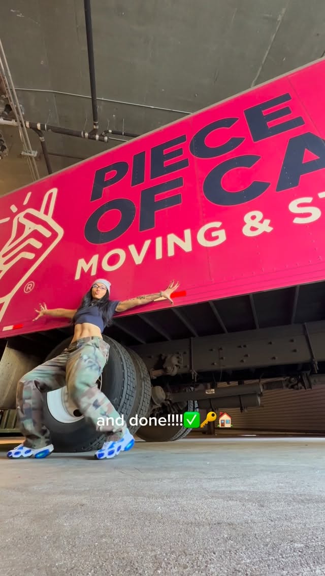 new home 🔑🏠🥹📦… thank you @pieceofcakemoving 10/10 would trust them with my emotional support couch again. also if you love your back, hire them 🙂‍↕️use my code SPECIALK for extra discount. #movingvlog #reels by @klaudiaantos