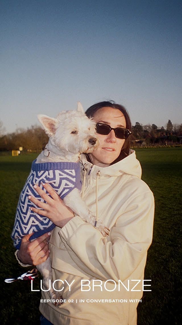 For the second episode of Write Your Own Story, we took a walk with @lucybronze and her dog @narlabronze and talked about football, women in sport and an exciting new collaboration. #wearealigne #lucybronze #LucyBronzexALIGNE