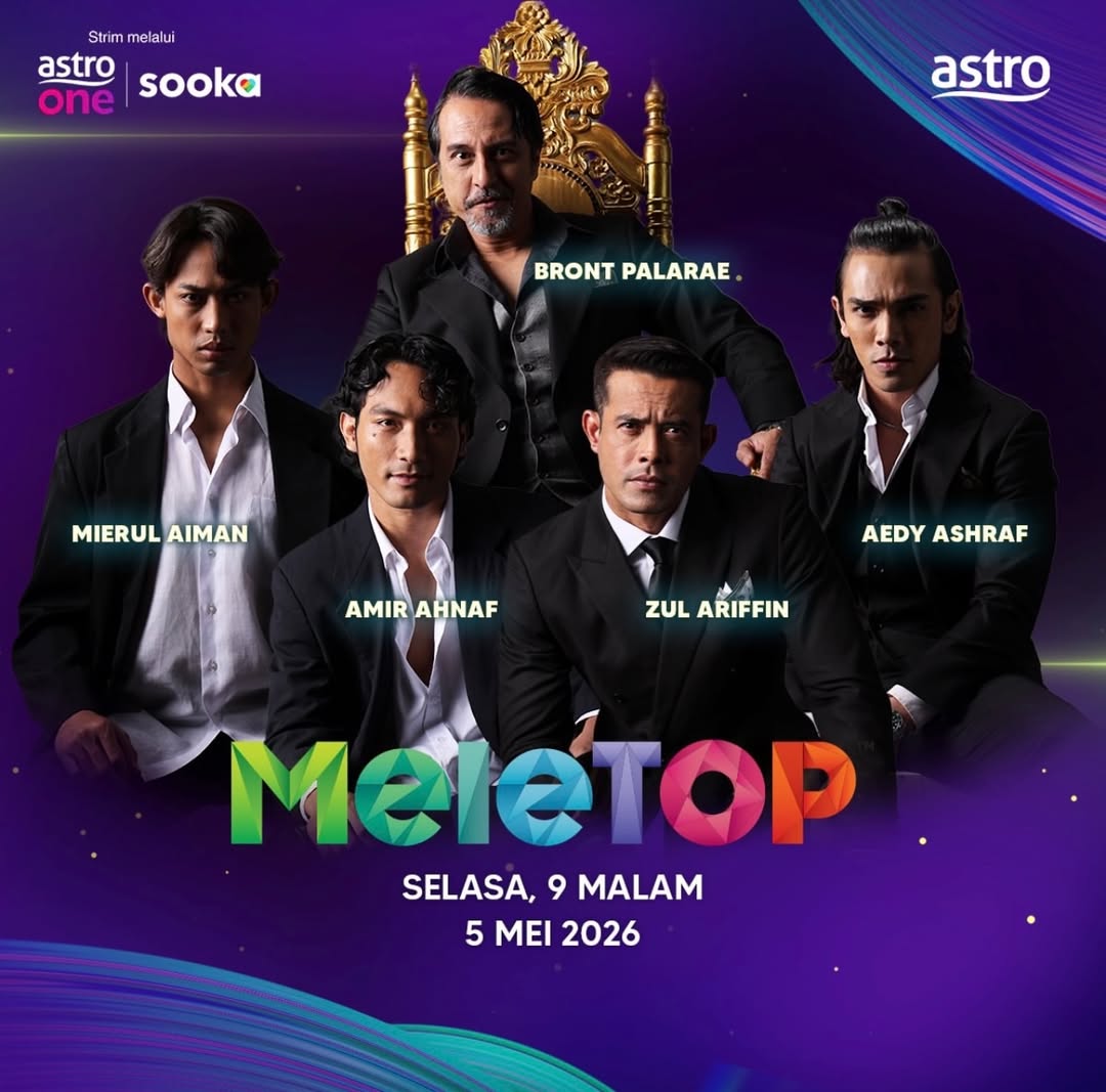Don’t miss @amir.ahnaff , Mierul Aiman, Bront Palarae, Zul Ariffin & Aedy Ashraf on Meletop | 9PM Tuesday (5 May) on Astro Ria! by @kinger.fear