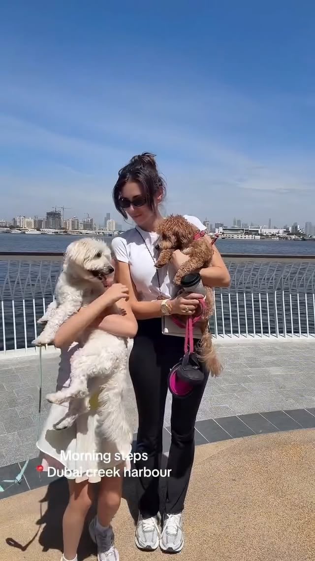 Morning off home learning #Dubai by @georgiapenna