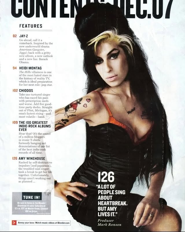 “A lot of people sing about heartbreak. But Amy lives it.”#amy #amywinehouse #fy #foryou #explorer by @amywinehousecy