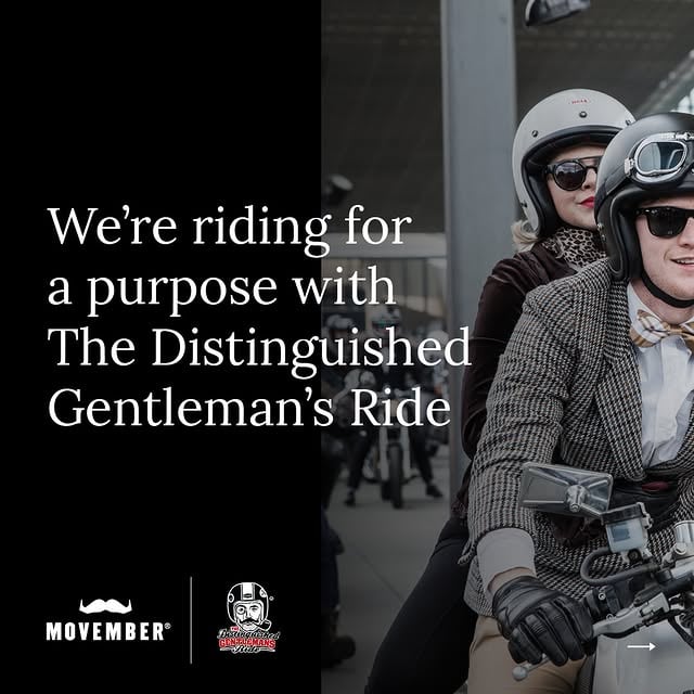When you ride with -or donate to- the @gentlemansride you're helping change the face of men's health.And with less than a month to go, there's no better time to get involved.Hit the link in our bio to find a ride near you. by @gentlemansride