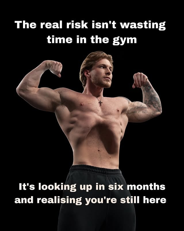 Six months from now you’ll either be somewhere completely different or having this exact same conversation with yourself. That choice is right now 🫵🏼