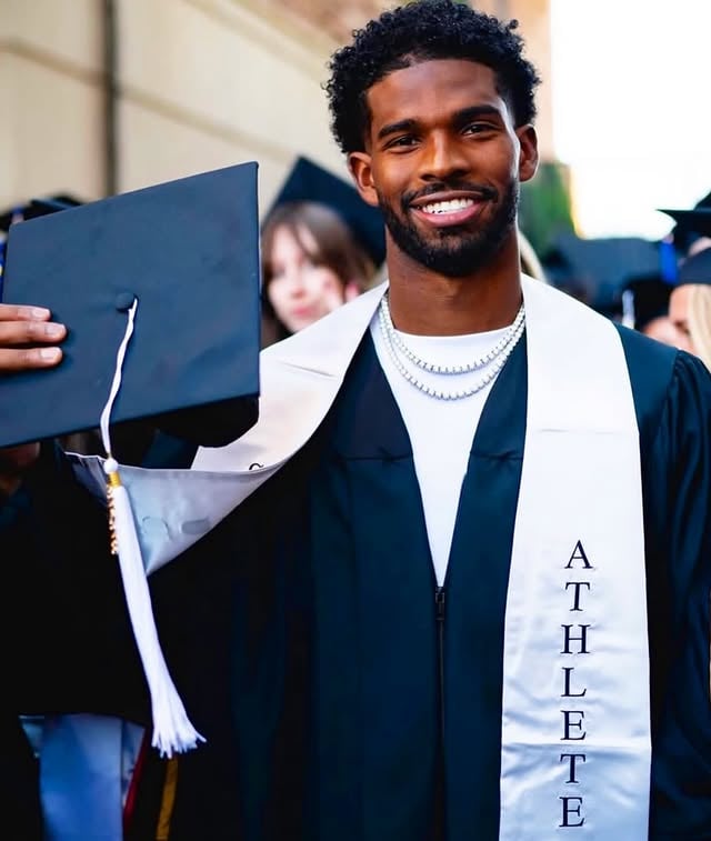 You did it son and I’m truly Proud of u. To EARN a degree from @cubuffs is an accomplishment of commitment and something u focused on and achieved it with a multitude of distractions. @shedeursanders