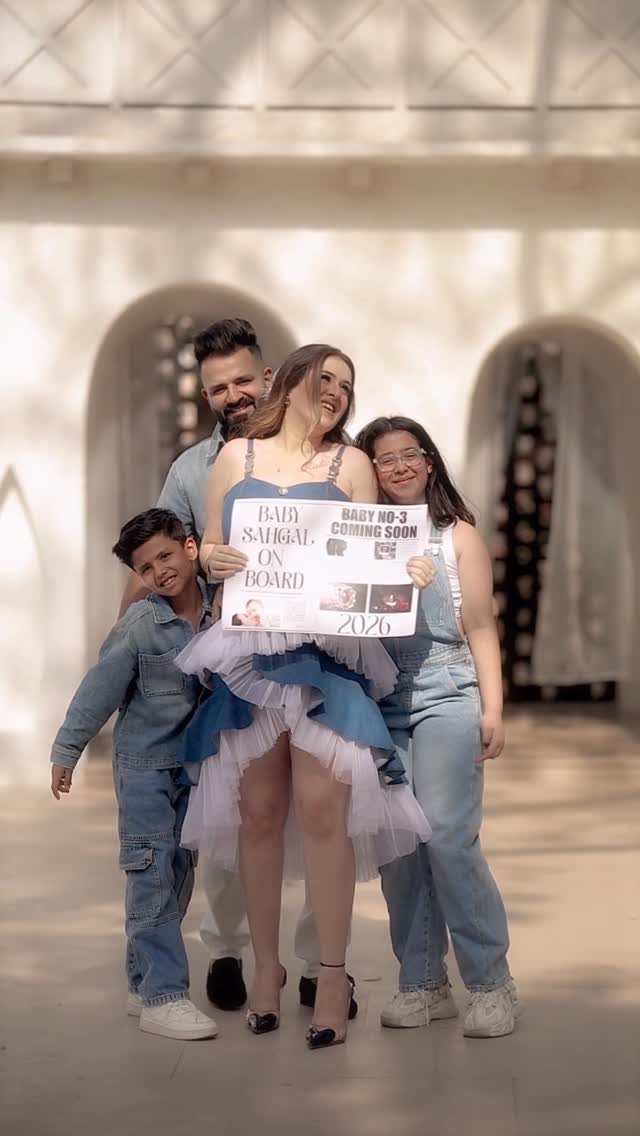 This Mother’s Day feels a little more magical… ❤️ BABY SAHGAL ON THE WAY 👶🧿 Because while celebrating the most selfless kind of love, we got the sweetest surprise 🤌🧿 Stepping into motherhood once again fills my heart with emotions I can’t even put into words. The love, the warmth, the tiny life growing with so many blessings around… it all feels so special🤗And honestly, I couldn’t have asked for a more beautiful Mother’s Day moment than this. 🤍A house full of love, little blessing on the way, and hearts fuller than ever🥹#aishwaryasahgal #babysahgal #aishrishisahgal by @theaishwaryasahgal
