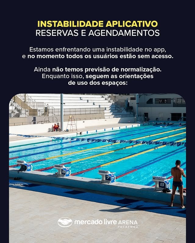 Fique atento às novas orientações. #MercadoLivreArenaPacaembu by @mercadolivre.arenapacaembu