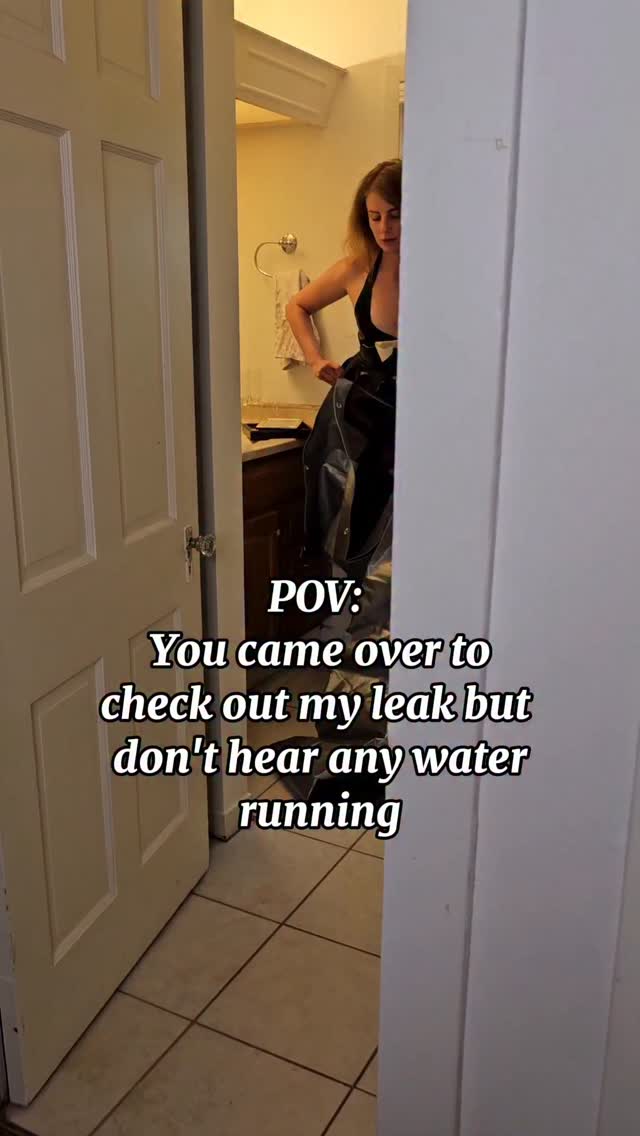 You thought the plumber scenario would just be a fun little roleplay? Cute. by @welcome.to.jezebels