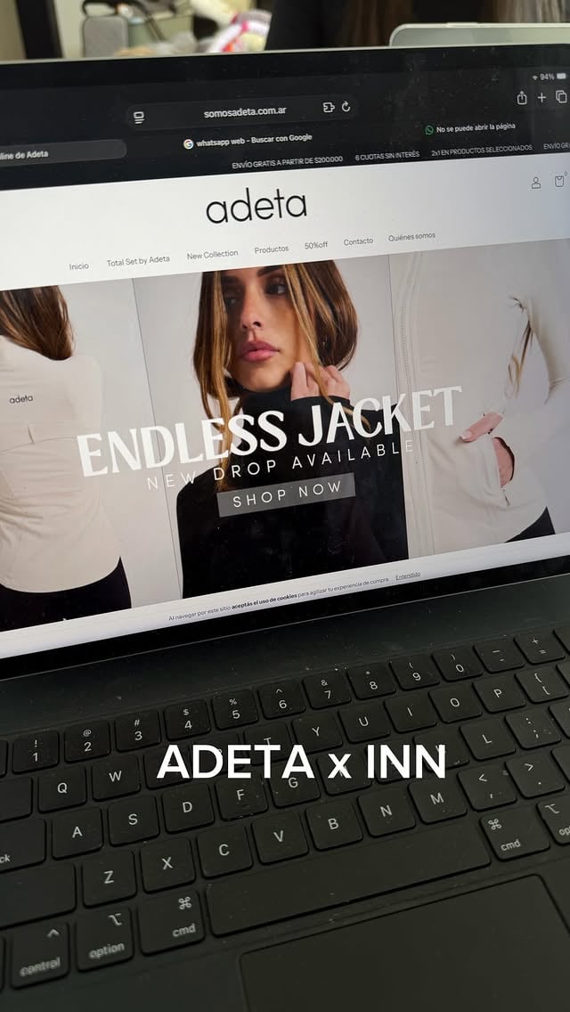 Desde que tengo @somosadeta aprendí lo importante que es encontrar una buena agencia de Mkt y publicidad, sin dudas lo logré 🤍 @innstudio__ .(Si van de mi parte tienen 15% off ) ⚡️😏 by @sofiafernanndez