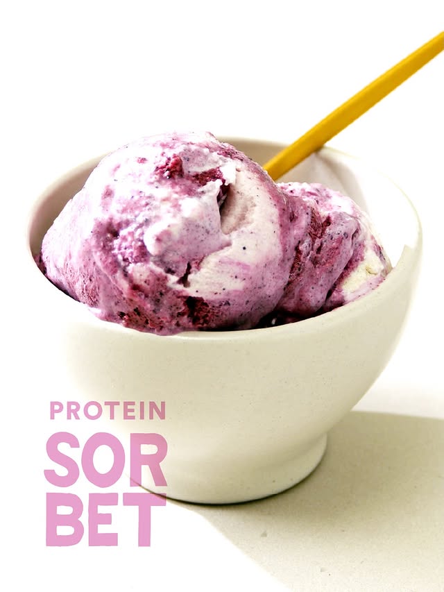 Protein sorbet is one way to switch up your protein routine.This one blends frozen blueberries into a thick, scoopable sorbet with a creamy texture and extra protein to make it more satisfying.Cold, refreshing, and made with ingredients you can actually recognize.From now until until June 1st, receive a free Sorbet Attachment with purchase of J2. Already own the J2? Enjoy 20% off Sorbet Attachment with code SORBET20.Protein SorbetMakes: 2 cupsIngredients:1 ½ cups Greek yogurt2 tablespoon chocolate protein powder2 ½ cups frozen blueberriesHoney, to sweetenDirections:1. In a medium jar or container with a lid, combine the yogurt, protein powder, and honey to sweeten, if using. Pour into an ice cube tray and freeze overnight.2. Once frozen, attach the Nama Sorbet Attachment to your juicer, replacing the J2 juice strainer. Reassemble the juicer.3. Turn the juicer on and begin adding the frozen ingredients one at a time—start with the frozen blueberries, followed by the frozen protein-infused yogurt cubes. The sorbet will collect in the pulp container.4. Once everything has been processed, stir the sorbet with a wooden spoon to fully combine. Top with more honey for additional sweetness, if preferred.5. Serve immediately and enjoy! by @namawell