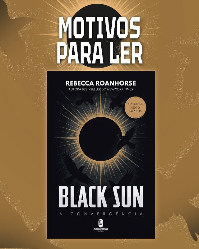 Inspirado nas civilizações das Américas pré-colombianas, O Sol Negro é uma jornada épica por um mundo de pirâmides, magia proibida e profecias celestiais. Na cidade sagrada de Tova, o solstício de inverno coincidirá com um eclipse solar — um evento que promete mudar o destino do mundo.Se você busca uma leitura original, densa e visualmente deslumbrante, este é o livro. Prepare-se para conhecer uma das séries mais aclamadas da década! by @editoramorrobranco