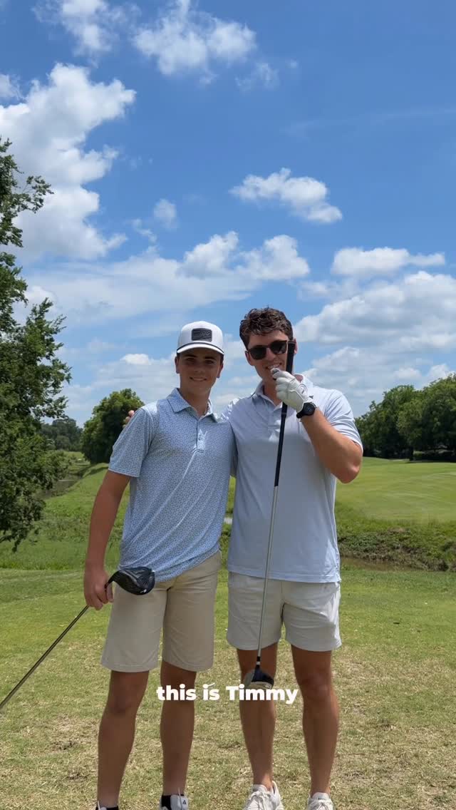 Nothin like spending time with the lil bro#golftime #sorryabby #bigfamily #houston #golf by @stevodaily