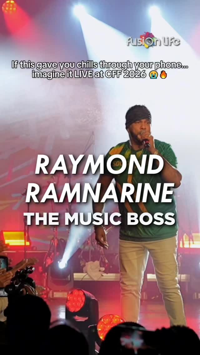 If this gave you chills through your phone… imagine hearing Raymond Ramnarine sing it LIVE at Durban ICC 😭🔥That voice. That song. That whole crowd singing along.CFF 2026 is not just a show.It is the kind of experience you feel, record, repost and remember.Early Bird is almost sold out, so this is your sign to start making the plan.Bring the family. Bring the cousins. Make it a Women’s Day weekend.🎟 Tickets liveGeneral Admission via QuicketVIP and Golden Circle via Fusion Life#CFF2026 #ChutneyFusionFestival #RaymondRamnarine #fusionlife #southafricanindian by @raymondramnarine