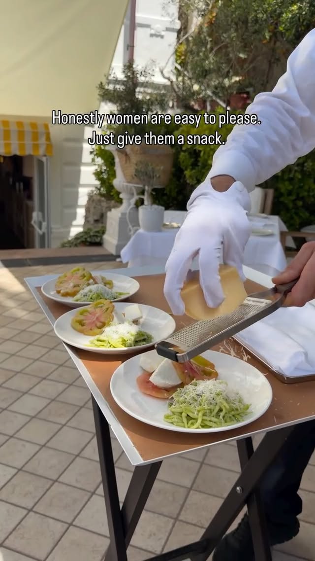 The snack….We are simple creatures really.#italy #travel #relationship