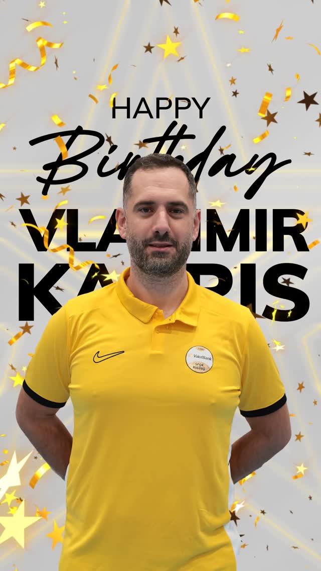 İyi ki doğdun Vladimir 🎂🎉 by @vakifbanksk