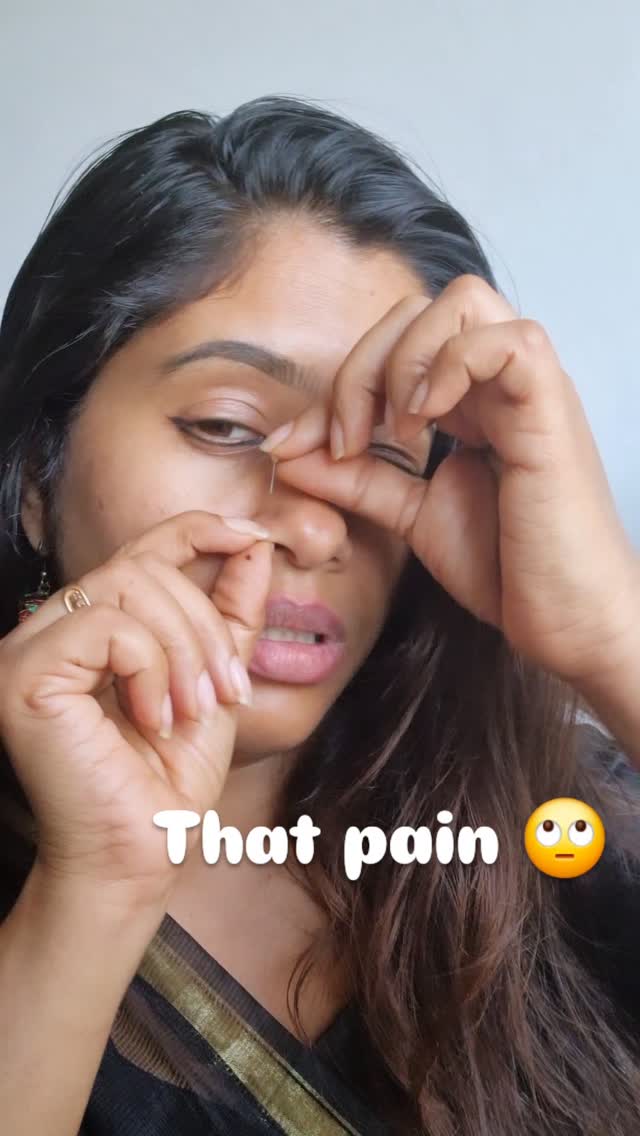When you remove your nose stud for more than two weeks.🥲 #aswathi_abhilash #contentcreator #ukmallu