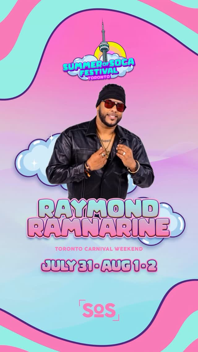 “The Music Boss” 𝐑𝐀𝐘𝐌𝐎𝐍𝐃 𝐑𝐀𝐌𝐍𝐀𝐑𝐈𝐍𝐄 returns to the big stage on 𝐃𝐚𝐲 𝟑 of 𝐒𝐎𝐒 𝐅𝐄𝐒𝐓 𝟐𝟎𝟐𝟔! 💥🎙️⁣⁣⁣⁣⁣⁣𝐑𝐄𝐕𝐈𝐕𝐎𝐑 is where all Chutney stars shine the brightest!! ✨🎡⁣⁣⁣⁣⁣⁣🆘 SOS FEST 2026 Weekend Pass & Single Day Tickets Are ON SALE! 🆘⁣⁣⁣⁣- Save big with a 3-day festival pass⁣⁣⁣⁣- Lower service fees⁣⁣⁣⁣- Pay less for multiple events⁣⁣⁣⁣- Monthly payment plans available⁣⁣⁣⁣- GA and VIP front of stage available⁣⁣⁣⁣⁣⁣⁣⁣🗓️ JULY 31 • AUG 1 • AUG 2⁣⁣⁣⁣📍 MARKHAM FAIRGROUNDS⁣⁣⁣⁣🎟️ www.sosfestto.com⁣⁣⁣⁣⁣⁣⁣⁣#revivor #sosfestto #raymondramnarine #summerofsoca #chutneymusic by @raymondramnarine