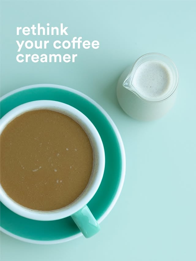 Most creamers are doing a lot.Oils, gums, emulsifiers, “natural flavors” — and sometimes very little of the actual nut or oat itself.Making your own can be surprisingly simple. A handful of real ingredients, adjusted exactly how you like it.Which creamer are you making first? by @namawell