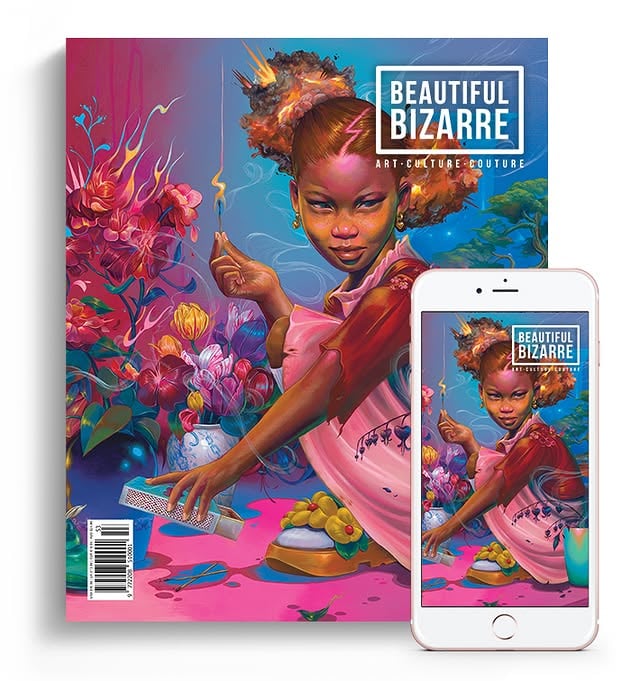 💝 ON SALE NOW! Beautiful Bizarre Magazine Issue 53Get yours 👉 https://store.beautifulbizarre.net/product/issue-53-digital/ [link in bio]This our special 13th Anniversary issue sold out to our pre-order customers and our print subscribers, however you can download the digital magazine via the link above. If you would like a print copy please contact one of our stockists [link in bio].INSIDE ISSUE 53Exclusive In-Depth Interviews: @kaylamay_art [cover artist], @paintingsfuruyoshi, @daisy_collingridge, @woojae_artArticles: @anitamusha, @travislampe, @redneckhotwife, @carles_gomila, @dominatheartist, @andrewhopgoodartCurators Wishlist: Kacy Grainger, the Director of @graingergallery in Fyshwick, Canberra Australia shares what she would like to add to her personal art collectionCollectors Profile interview: Exclusive interview art collector @maltieri21 about his personal collectionLOOKBOOK: Full page reproductions of @handiedan incredible collagesQuick Q&A: @autumnskyeart, @dorywhynot [2024 Beautiful Bizarre Art Prize, Honourable Mention], @niam_al, @artcarolinegaudreault, @heikehaus, and @lihaoluart all respond to the same 4 questions which delve into their artistic practice.Beautiful Bizarre Artist Directory: Discover exceptional, innovative and skilled artists from around the world with Beautiful Bizarre Artist Directory - the leading platform for connecting with top talent.Inside this issue: @wypychanna, @duendes_lair, @niljora, @emylaroux, @emmimustonenart, @farzadonline, @gregorymalphurs, @kirsch_fineart, @jennyallnuttart, @jillerbees, @karin_hauck, @kasiadavies, @kristeneisenbraun, @by_larysa_bernhardt , @lizgridleyartist, @manudemey, @renee.tay.wee.wee.spot.of.tea, @rizouxrizouxrizoux, @robynleesart, @rossellapaoliniart, @sblarts @yoannpenard, @xx_inLust Haves: Discover the most beautiful and bizarre treasures from around the world, thoughtfully curated by our team to adorn your body and home.Our Community: Our Instagram #beautifulbizarre community feature including: @coco_woah, @carlrandallartist, @auniakahn, @kismethubble, @kluuris, marie_saalfrank, @pupillae_art_dolls, @valenkas.illustration by @beautifulbizarremagazine