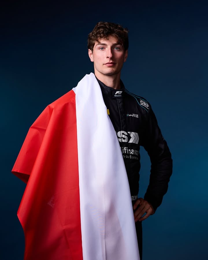 POLAND ON THE PODIUM! 🇵🇱🥈 

Roman Bilinski secures his nation's first in Formula 2 with a P2 finish in Monaco 👏

#F2 #RoadToF1 #MonacoGP #RomanBilinski