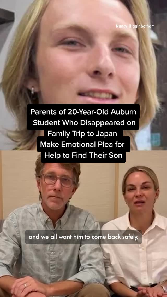 20-year-old #AuburnUniversity student #JamesWestonHigginbotham (James “Weston” Higginbotham) was on a family trip to celebrate his younger brother’s high school graduation when he disappeared on Friday, May 29.

His parents, Nancy and Keith Higginbotham, issued a plea to the public, asking for help to spread information in an effort to find their son. Read the link in our bio for the full story.
