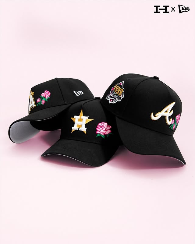Your favorite teams, finished with roses. 🌹The new Black Rose 9FORTY A-Frame Collection designed by Hat Club for @neweracap drops June 2nd at 9AM PST / 12PM EST. 13 styles available! Which one will you be copping?! by @hatclub