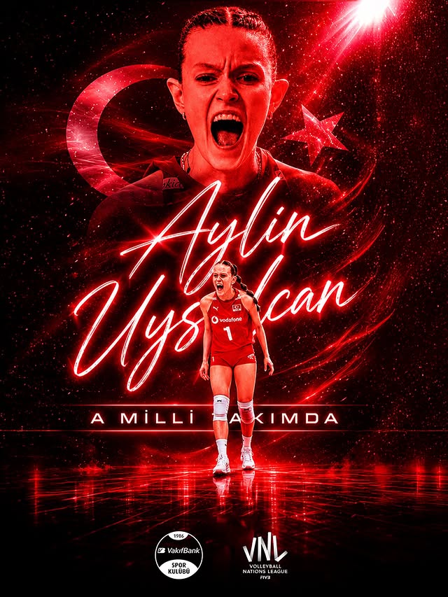 🇹🇷 Aylin Uysalcan, VNL için A Milli Takım kadrosunda! Altyapımızdan A Milli Takımımıza bir oyuncu daha kazandırmanın gururunu yaşıyoruz. Tebrikler ve başarılar Aylin. 👏 by @vakifbanksk