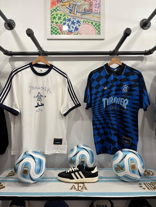In store release of the @adidasskateboarding x @thrashermag x AFA collection is going down today. In store viewing of the new “Abnormal Communication” video at 2pm ✨✨✨ by @laborskateshop