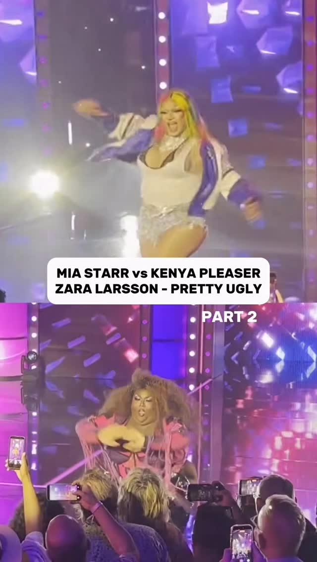 #DragRaceFYC 👑 Mia Starr and Kenya Pleaser lipsync to Zara Larsson’s Pretty Ugly at our EMMY For Your Consideration event on the #DragRace set!⬇️ WHERE TO WATCH #DragRace S18 + Untucked🌍 @wowpresentsplus worldwide ex. USA, Canada, Australia🇺🇸 @mtv🇨🇦 @cravecanada🇦🇺 @stanaustralia by @wowpresentsplus