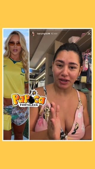 A influenciadora @laaryingrid, saiu em defesa da @virginia, após a empresária ter sido vaiada por uma multidão, lá no estádio de futebol Maracanã! E aí, o que vocês acharam sobre isso? 😬👏🏽