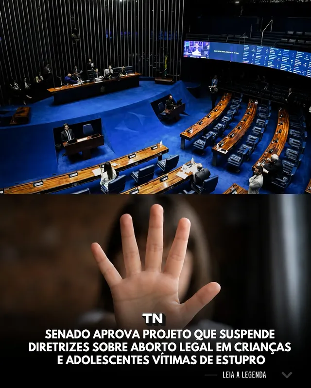 O Senado aprovou o PDL 3/2025, que suspende a Resolução nº 258/2024 do Conanda, norma que orientava o atendimento de crianças e adolescentes vítimas de violência sexual, incluindo casos de gravidez decorrente de estupro.A decisão não muda diretamente a lei sobre aborto no Brasil, mas derruba diretrizes que organizavam o fluxo de atendimento, escuta especializada, sigilo, assistência jurídica e proteção contra revitimização.De um lado, parlamentares favoráveis afirmam que o Conanda ultrapassou suas atribuições. Do outro, entidades e especialistas alertam que a medida pode dificultar o acesso de vítimas ao atendimento previsto em lei.O caso reacende uma pergunta urgente: o Brasil está protegendo suas crianças ou colocando mais barreiras no caminho de quem já sofreu violência?Fontes: Senado Federal, Câmara dos Deputados, Agência Brasil e Ministério da Saúde. by @tucujunews