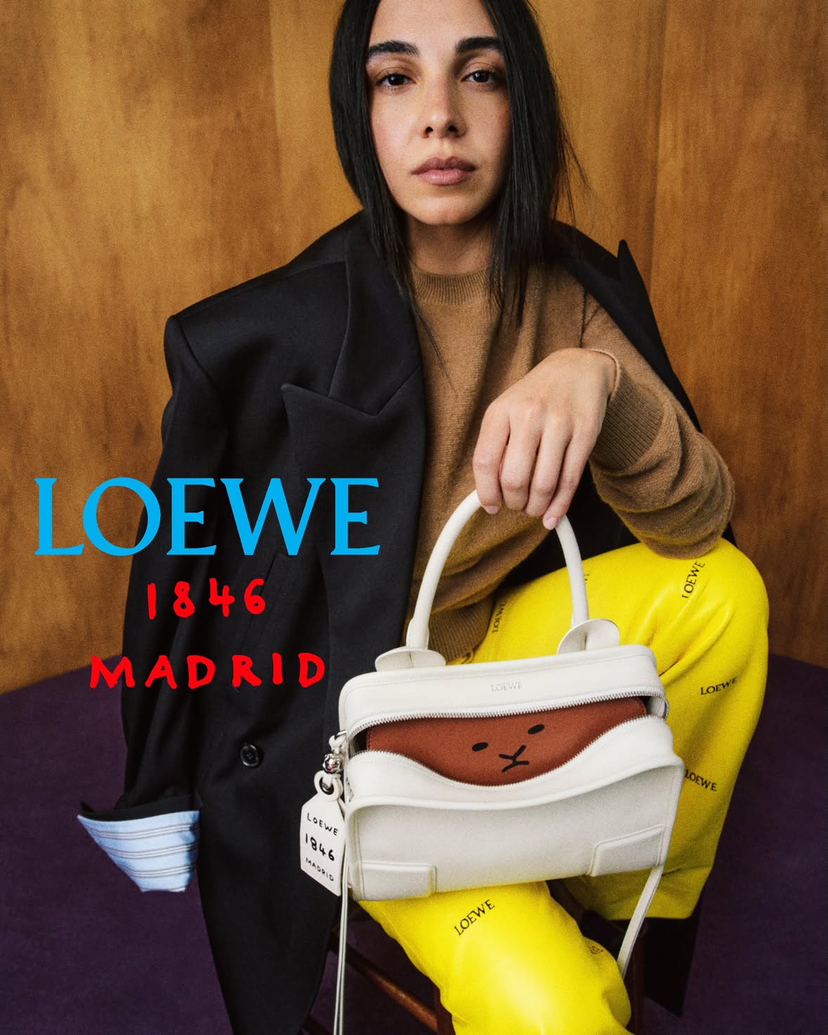 Salma Abu Deif for LOEWE, photographed by Talia Chetrit. 

An anniversary capsule collection celebrating 180 years of craft and leather excellence.