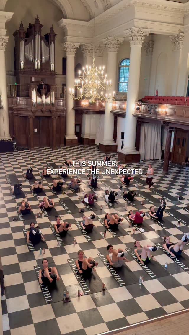 Unexpected Spaces returns this summer. 🙌 Bringing Third Space expertise to interesting spaces across London. Third Space members, keep a close eye on your email and members app for the details on how to join us. by @thirdspacelondon