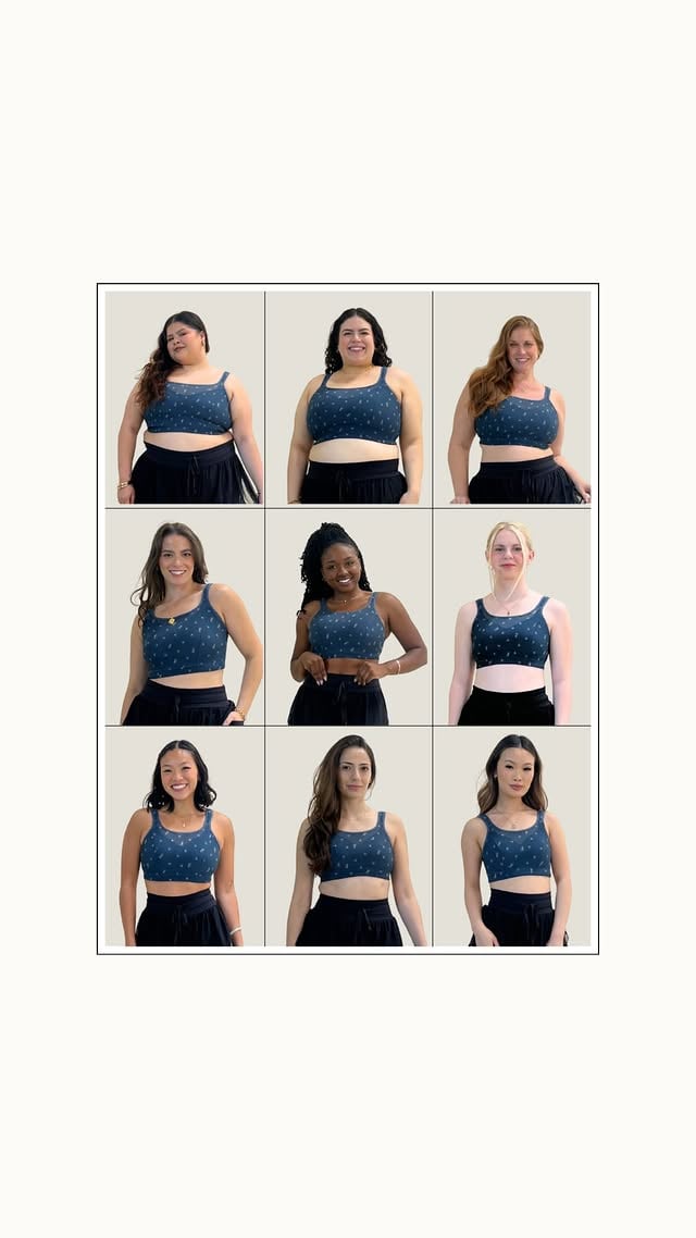 Bounce? we don’t know her. 🍒our Try On Crew is putting the Superbra® 2.0 to the test in the color ‘Indigo Petals’. available now in sizes XXS–3X + cup sizes A/C-F/G.#sportsbra #activewear #tryon #tryonhaul #workoutfit by @popflex_active