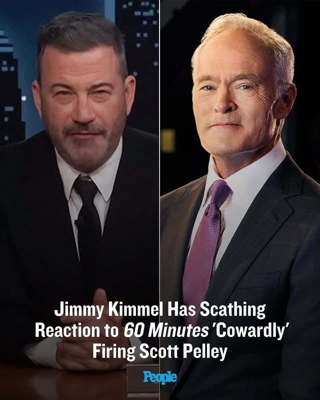 Jimmy Kimmel isn't biting his tongue over Scott Pelley's termination from 60 Minutes.

During his Wednesday monologue, the "Jimmy Kimmel Live!" host called out executives at CBS over the recent headline-making shakeups at the newsmagazine — including the sudden firing of the longtime correspondent. Tap the link in bio for the full story. 

📷: Jimmy Kimmel Live/Youtube;Michele Crowe/CBS News via Getty