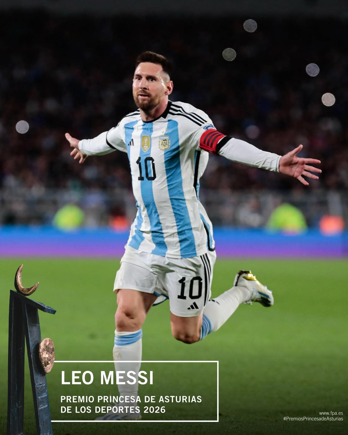#ÚLTIMAHORA: Leo Messi ha sido galardonado con el Premio Princesa de Asturias de los Deportes 2026.

©️UNAR Photo / Alamy
#PremiosPrincesadeAsturias