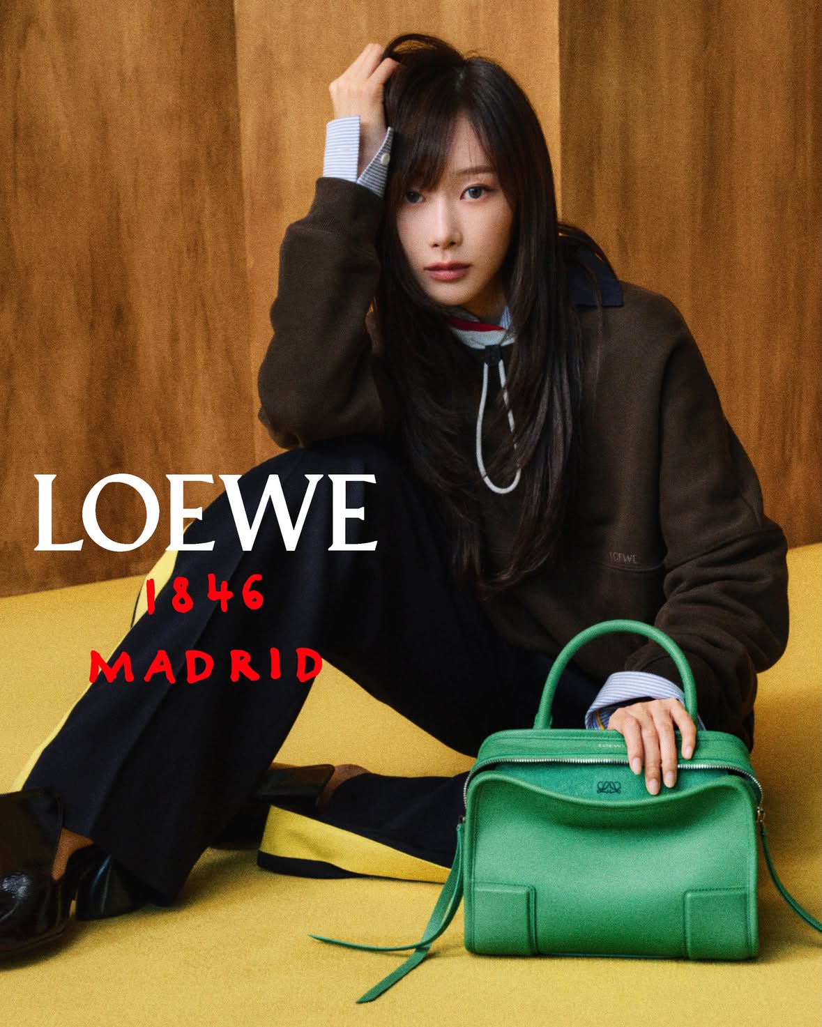 Giselle for LOEWE, photographed by Talia Chetrit. 

An anniversary capsule collection celebrating 180 years of craft and leather excellence.