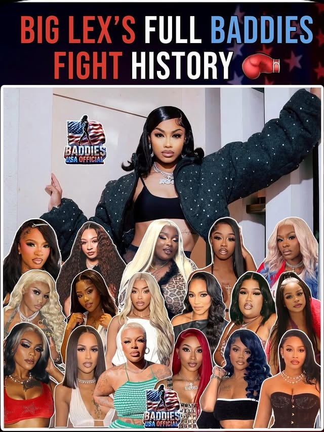 Love her or hate her, MVB Big Lex has definitely put in work. 👀🥊 Here’s a look at Big Lex’s complete Baddies fight history so far. 🔥 @iambiglex__ #baddies #baddiesusa #thezeusnetwork #zeusnetwork