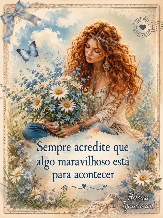"Sempre acredite que algo maravilhoso está para acontecer, pois a vida se encarrega de trazer o melhor para quem não perde a fé e mantém o coração aberto para receber." 🌻✨ by @blogdasamigasoficiall