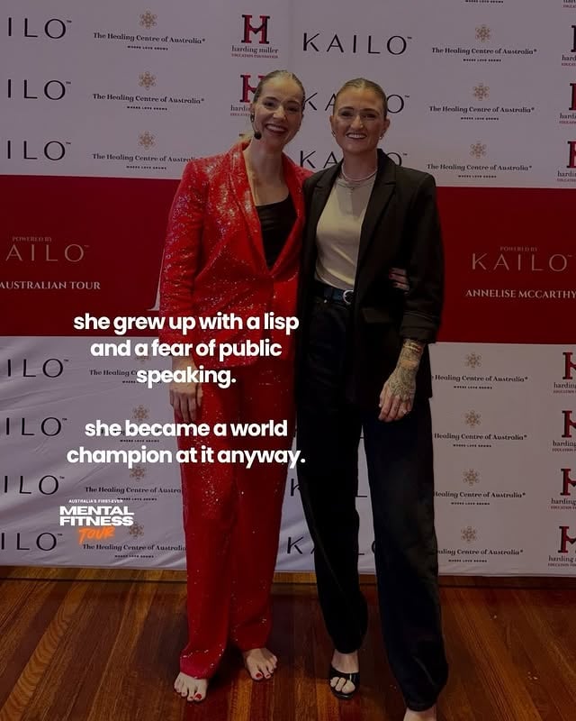 Attended Annelise’s Speaking Tour 8 weeks ago, then I thought fk it @justonemore.mvt CAN do this too. This is exactly where the MENTAL FITNESS tour was born; and full circle she’s coming to share a snippet of her story inside the sydney show! swipe🧡Sydney, June 910am - 4pm.Tix $79.Link in bio@theannelisemccarthy @theannelisemccarthy by @theannelisemccarthy