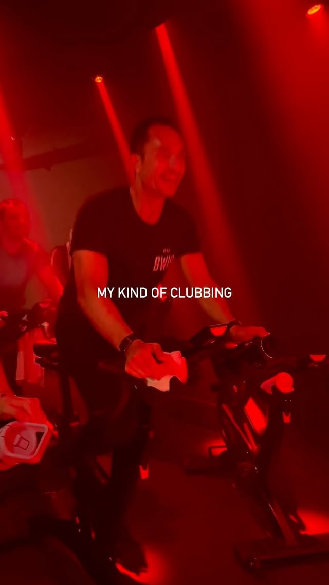 Your workouts have never felt like this. Dimmed lights, surround sound and an electric experience that feels like a night out. Book your #JustRide class via your members app. by @thirdspacelondon