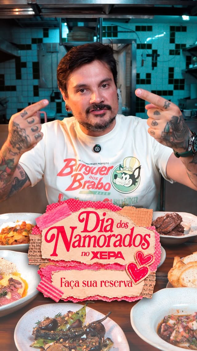 ❤️ DIA DOS NAMORADOS NO XEPA ❤️Poucas mesas. Uma noite especial.Preparamos um menu exclusivo para o casal com:🥂 2 entradas para compartilhar🍽️ 2 pratos para o casal🍰 1 sobremesa pra compartilhar 🍷 1 garrafa de vinho tintoTudo com opções de escolha.💰 R$ 440 por casal na compra antecipadaNo dia do evento:💰 R$ 500 por casal + taxa de serviçoAs vagas são limitadas e as reservas já estão abertas.Se vocês querem comemorar o Dia dos Namorados no Xepa, recomendamos garantir a mesa o quanto antes.📲 Reservas pelo link na bio.📍 R. Jaguaribe, 529 – Santa Cecília – São Paulo by @xepabr