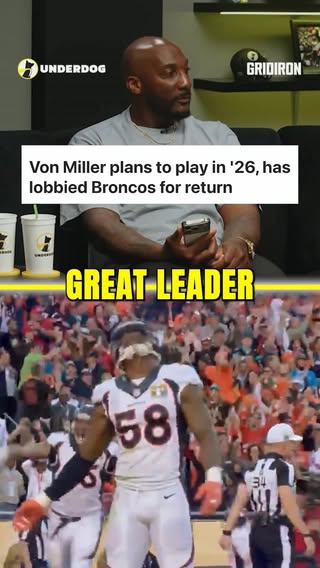 Should the #Broncos bring back Von Miller? 🤔👀

#nfl #broncoscountry #denverbroncos