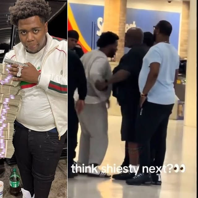 Big30 was spotted at the airport after being released on bond