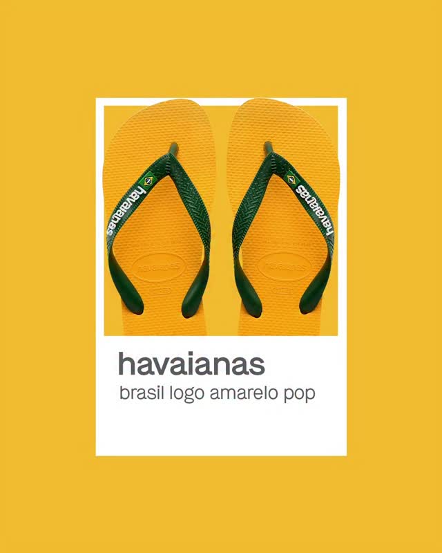 Difícil mesmo foi fazer essa convocação. Qual delas você escolhe pra torcer? 🇧🇷🩴#ParaTodosVerem: o vídeo mostra havaianas em diversas cores. by @havaianas